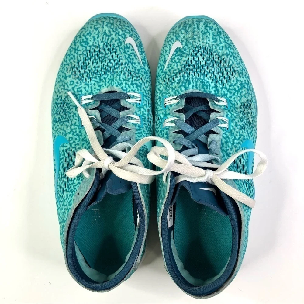 Nike Free TR Fit 4 blue running shoes women’s 8